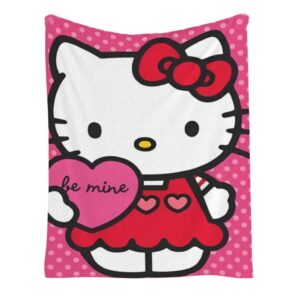 Hello Kitty Heart Blanket